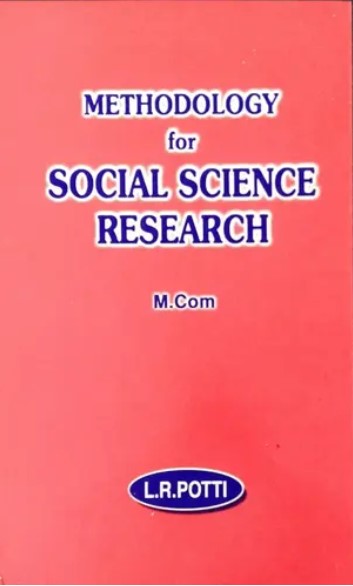 Methodology For Social Science Research M.Com Semester 1 M.G University